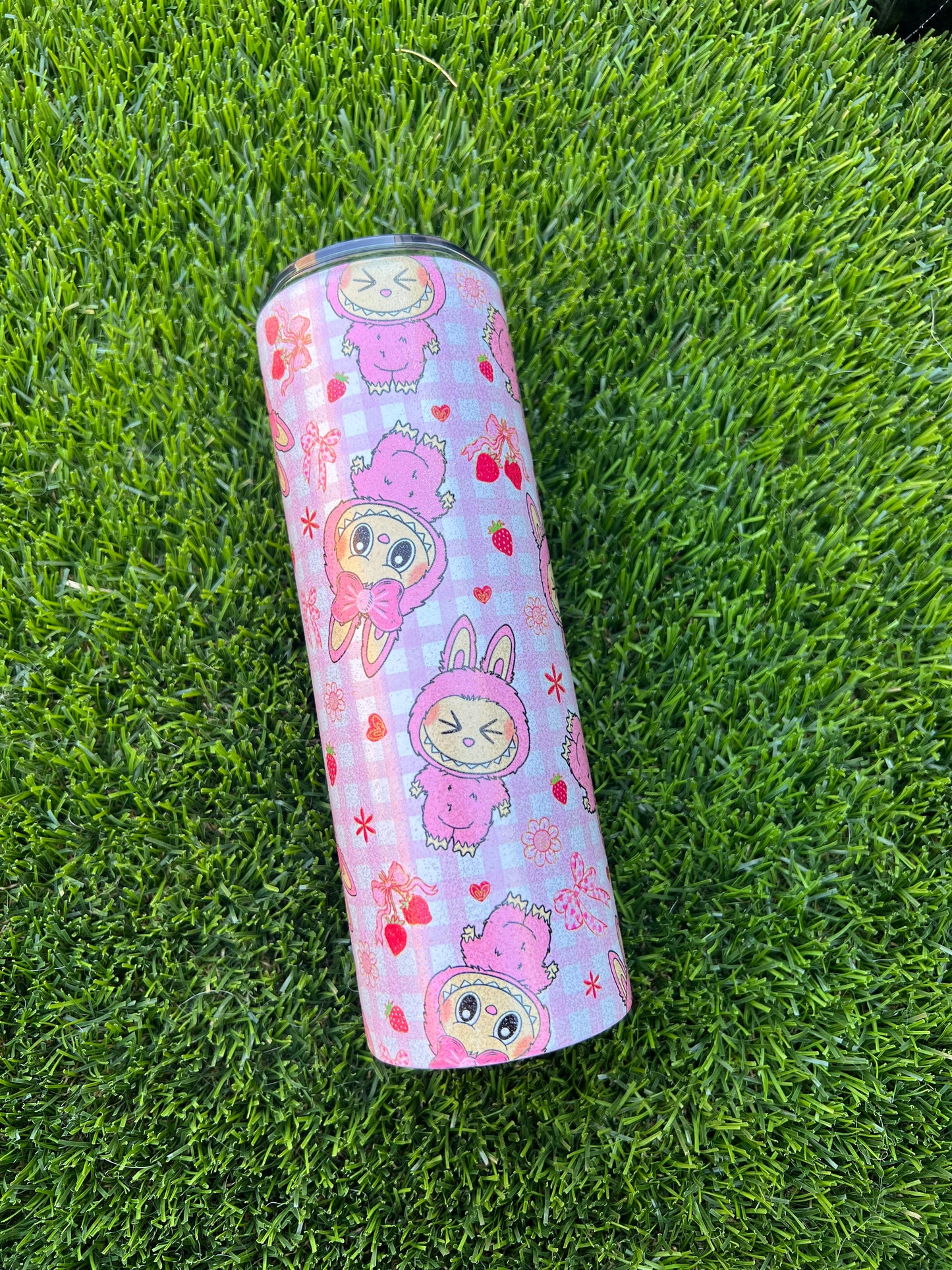 20oz Pink Labubu Tumbler
