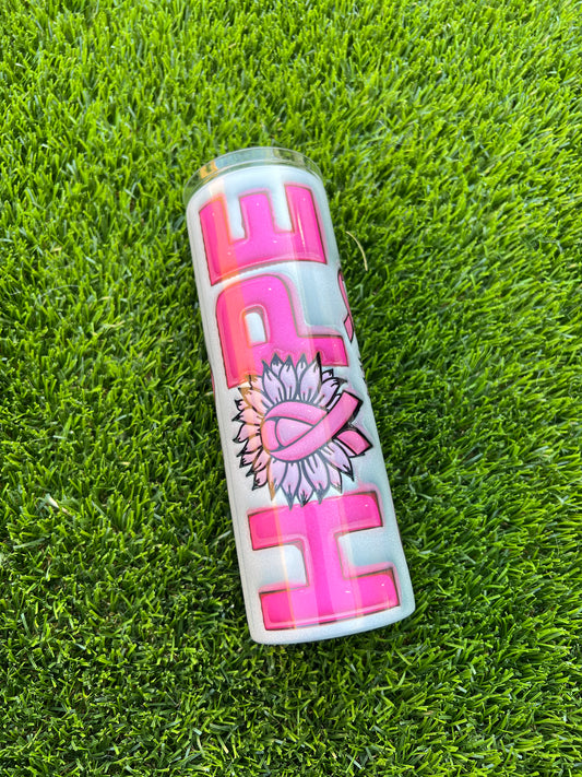 20oz Breast Cancer Tumbler