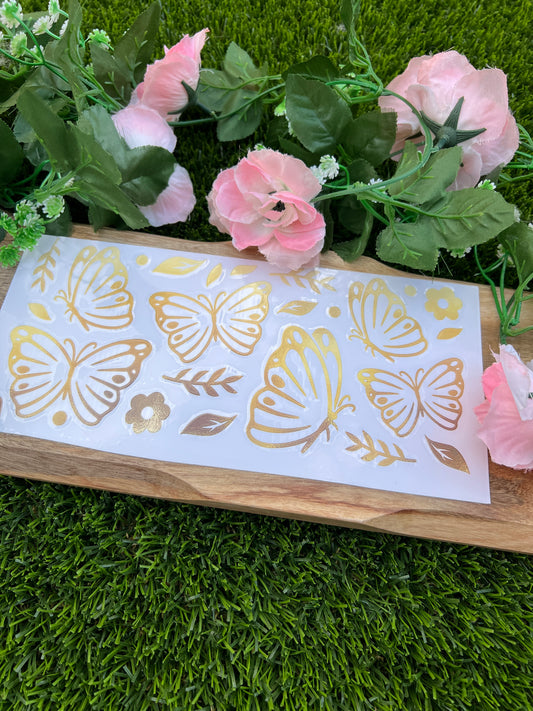 #H25 Gold Butterfly