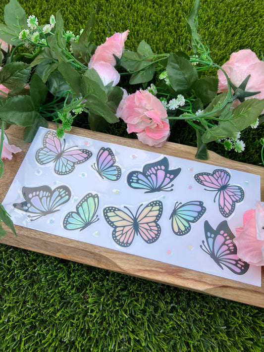 #H23 Multi Color Butterfly