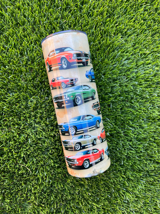 20oz Classic Cars Tumbler