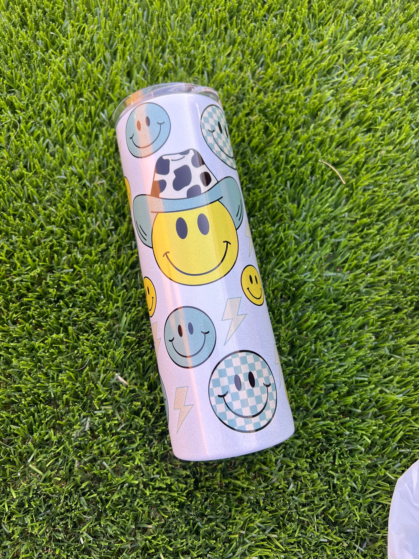 20oz Cowboy Smiley Tumbler