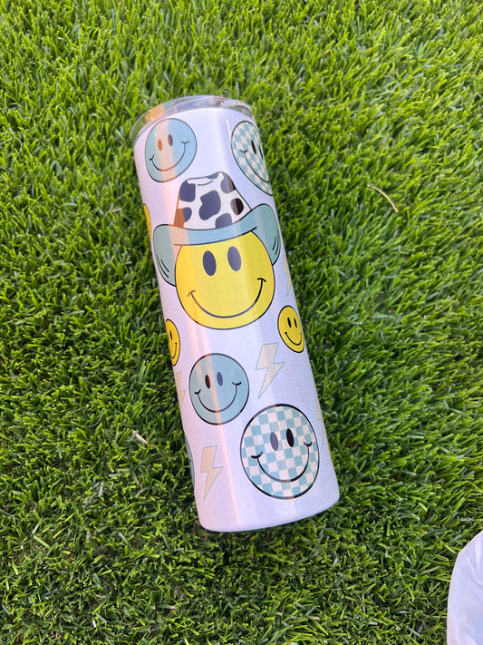 20oz Cowboy Smiley Tumbler