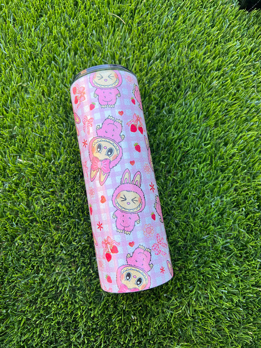 20oz Pink Labubu Tumbler