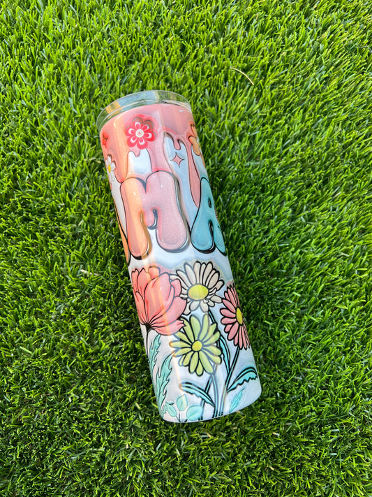 20oz 3D Mama Tumbler
