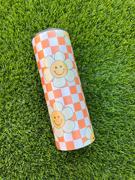 20oz Smiley Daisy Tumbler