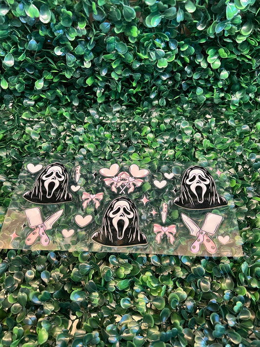 Pink Ghost Face