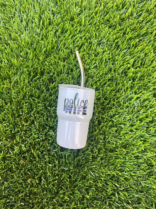 3OZ Police Wife Shot Tumbler