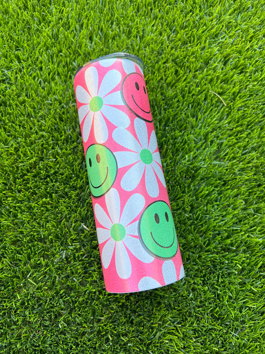 20oz Retro Smiley Tumbler